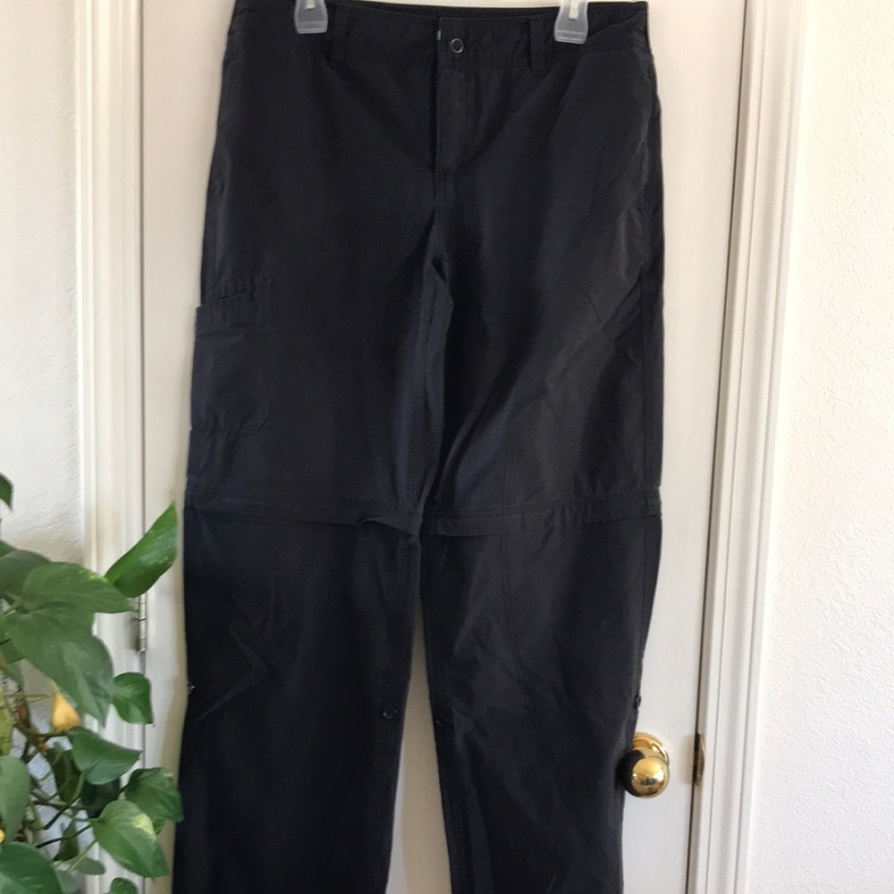 Men's Black Convertible Cargo Pants